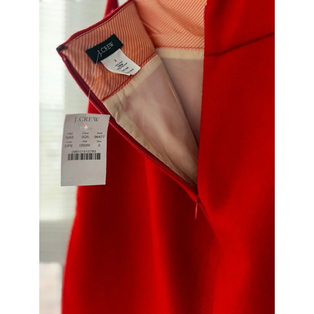 NWT Vintage J.Crew Wool Pencil Skirt